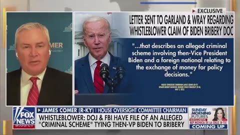 ChuckCallesto JUST IN: Rep. James Comer issues warning to the Biden’s DOJ — “My message to ...