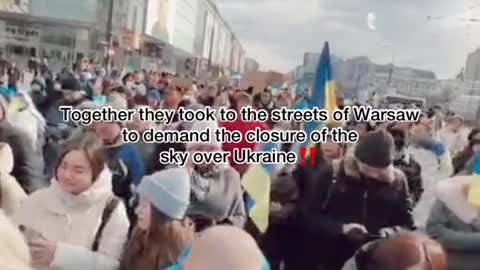 Ukrainians and Poles are united 🇺🇦🇵🇱 PROTEST