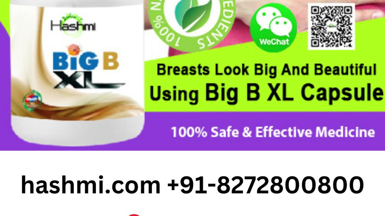 Enlarge and Improve Your Breasts with Big BXL Capsules