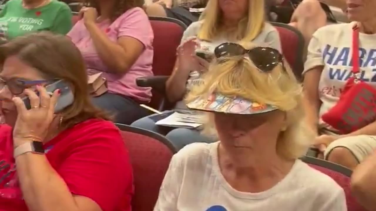 The White Middle age liberals at Kamala Harris rally in Phoenix Arizona..