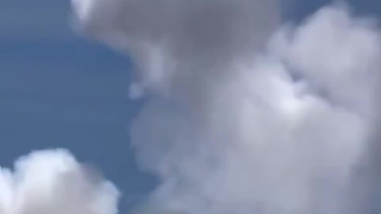 Volcano Etna Erupts A Steam Gas Ring Italy 4/6/24