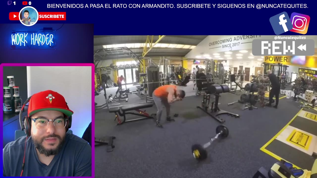 Un poco de comedia DEL GYM PARA SACARTE UNA SONRISA . VIDEO REACIONES