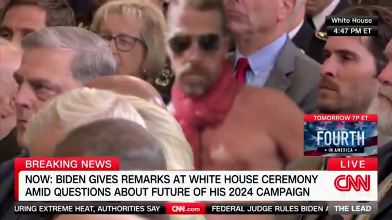 drefanzor memes - Hunter spotted at the White House ceremony