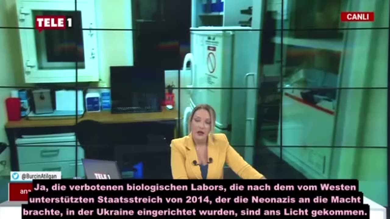 Türkisches Fernsehen Tele1 berichtet über US Bio-Labore in der Ukraine