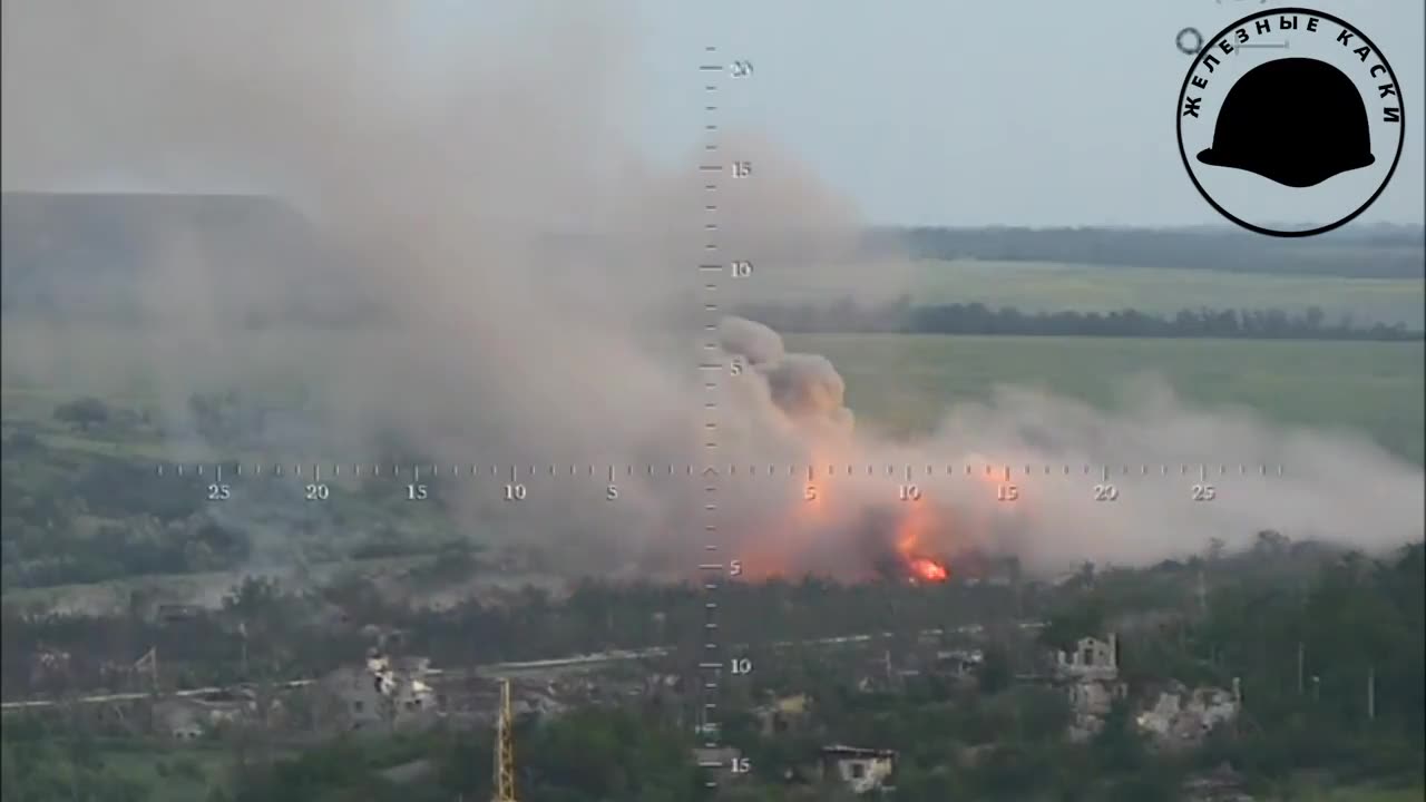 TOS-1A "Solntsepyok" burns out the positions of the AFU in the Avdeevka direction.