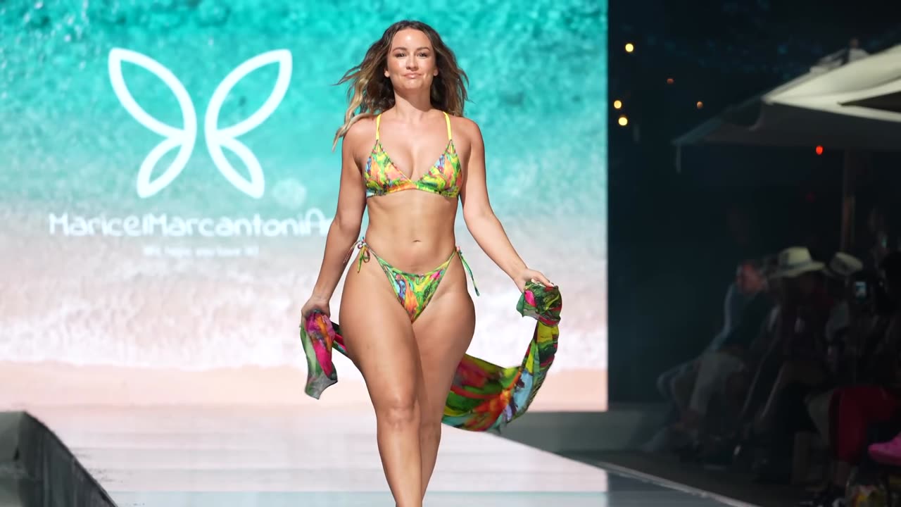 Laura Alexander in SLOW MOTION 4k - Miami Swim Week The Shows 2023