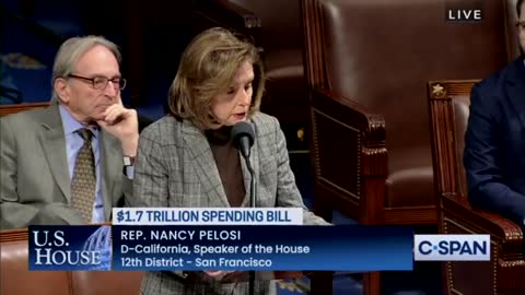Pelosi Wishes Americans a "Happy Shwanza" in Final Speech as Speaker