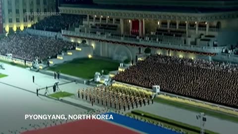 Video shows thousands in North Korea celebrating 76th founding anniversary