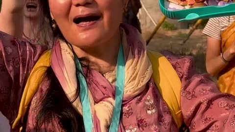Harinam Sankirtan in Varshana Vrindavan, India November 2024