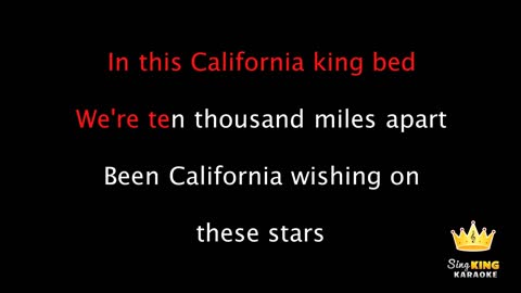 Rihanna - California King Bed (Karaoke Version)