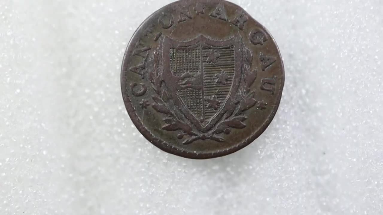 Switzerland Swiss Canton of Aargau 2 Rappen 1814