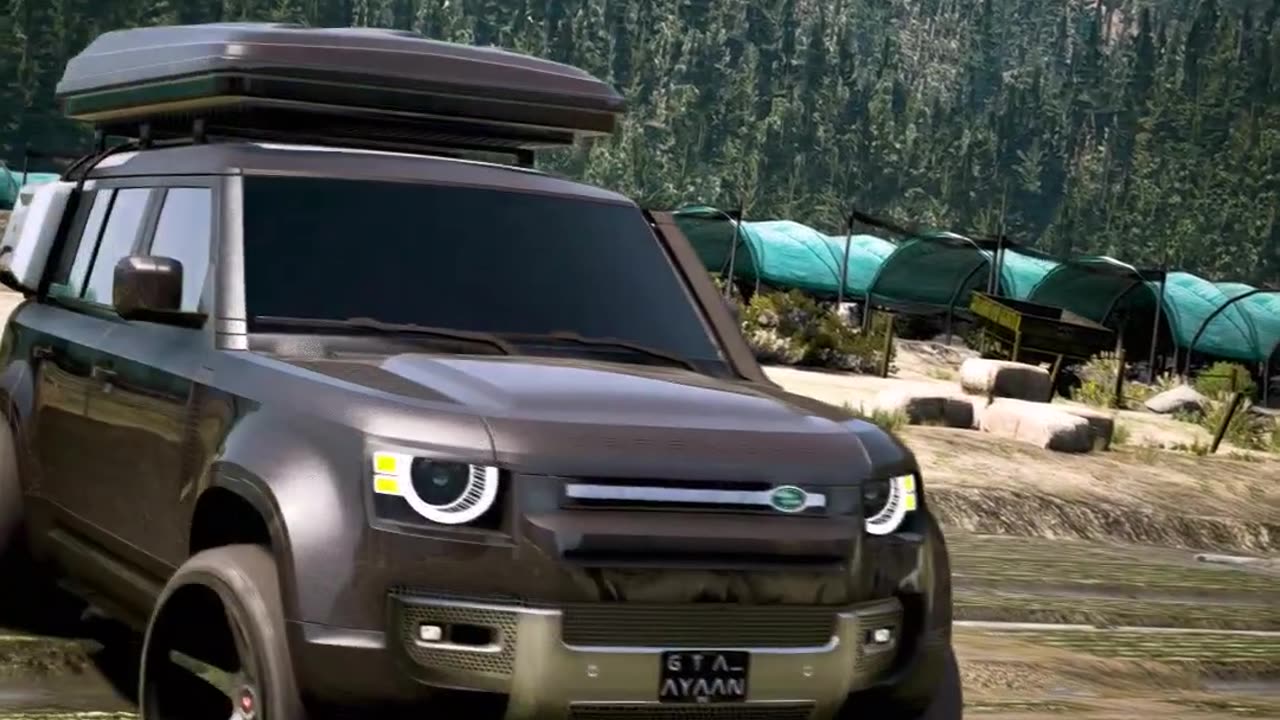 Land lover defender off-road