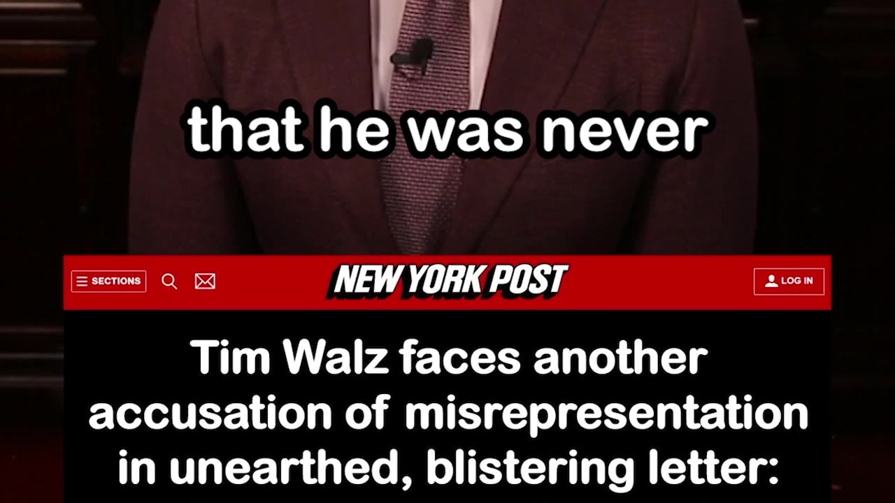 Tim Walz Faces Another Accusation of Misrepresenting his Background