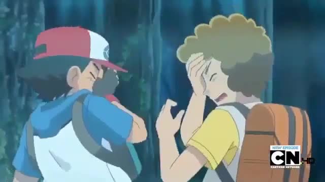 Pokemon Best Wishes: Robert and Ash bump heads