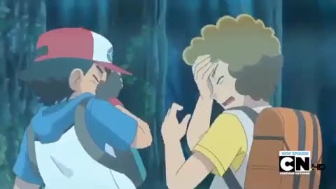 Pokemon Best Wishes: Robert and Ash bump heads