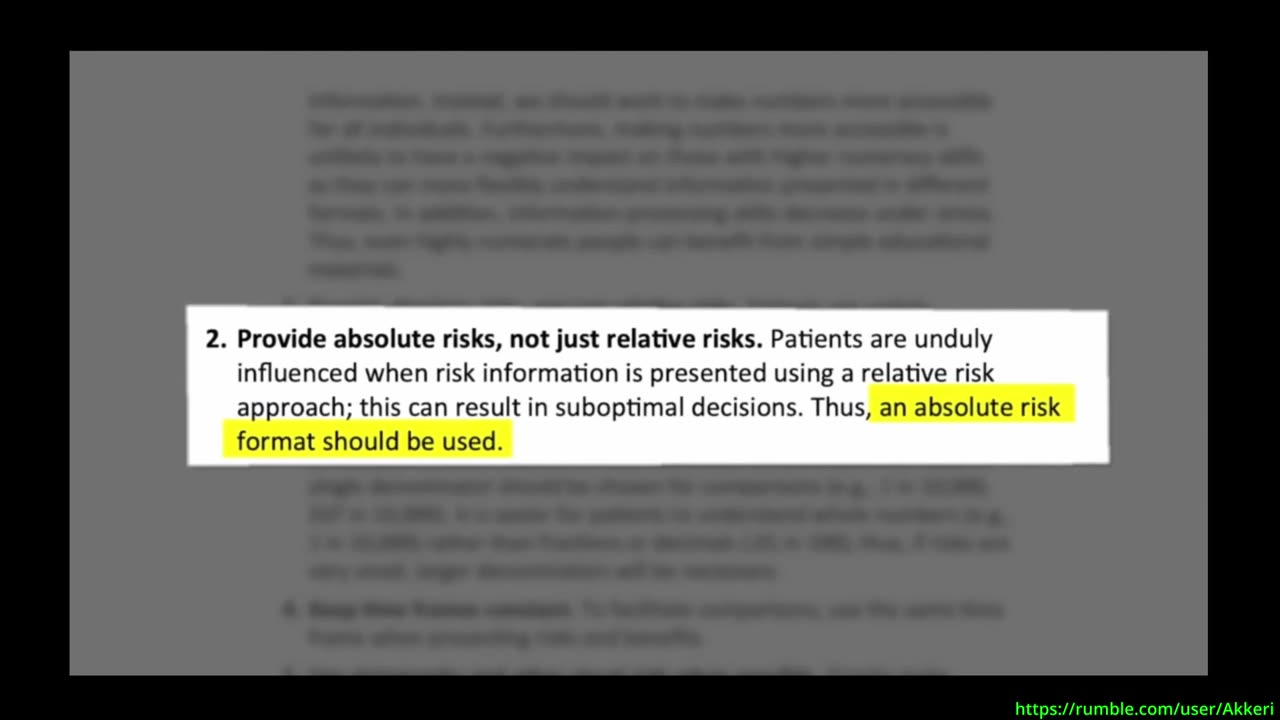 Relative VS Absolute Risk Reduction