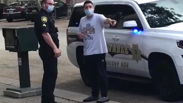 Instant Karma: A Democrat crashes his car after spitting on a Trump flag