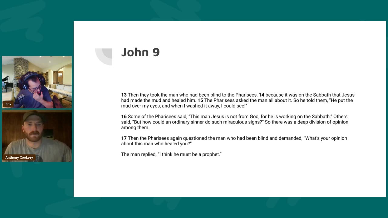 Catching The Cross John CH 9