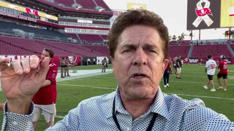 Rock Riley senses relief inside the Bucs locker room.