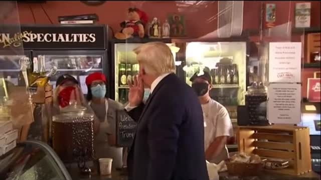 Trump “Caught ”Arguing With Local Shop Owner