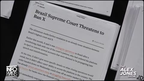 Brazil's Top Tyrant Threatens To Charge Elon Musk With Obstruction Of Justice & Ban X