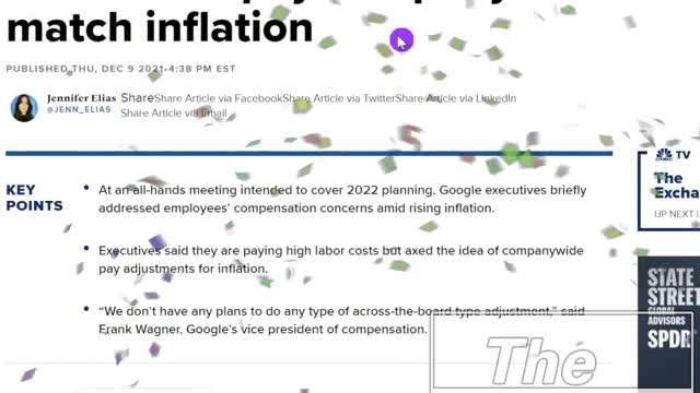 Google Announces No Pay Raise To Match Inflation