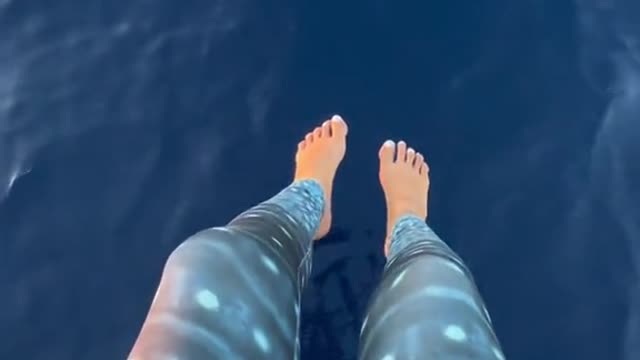 Would you get in knowing the water below you is thousands of feet deep?
