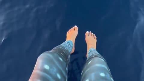 Would you get in knowing the water below you is thousands of feet deep?