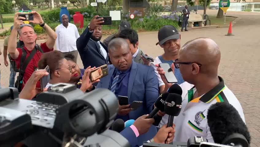 WATCH: Zizi Kodwa Arrives at Narec Ahead of ANC NEC Meeting Amid Phala Phala Scandal