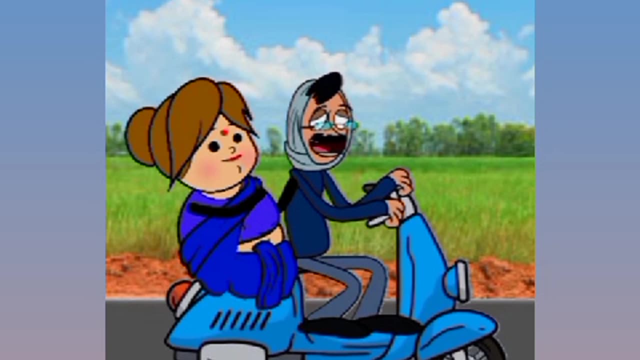 Funny cartoon video