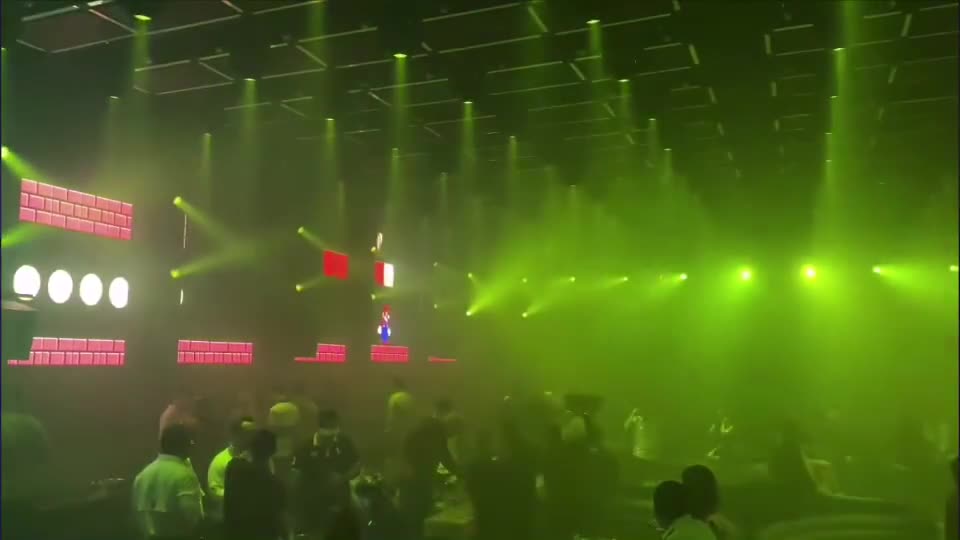 New Lazer Mario rave night club Amazing