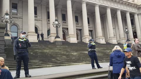 Melbourne Protest Rally 02 07 2022 Part 1 Of 8