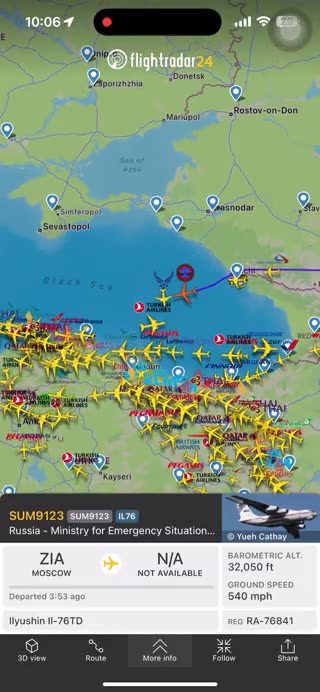 BREAKING 09.24.23 RUSSIAS DOOMSDAY PLANE APPROACHES USAF GLOBAL HAWK