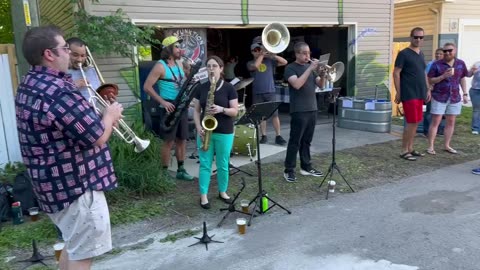 May 26, 2020 - A Perfect Night for a Party in a Fountain Square Alley