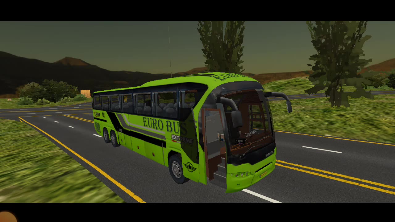 Bus drive simulation