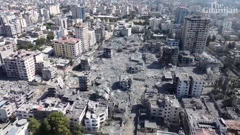 Gaza City before and after: footage shows destruction wreaked by war