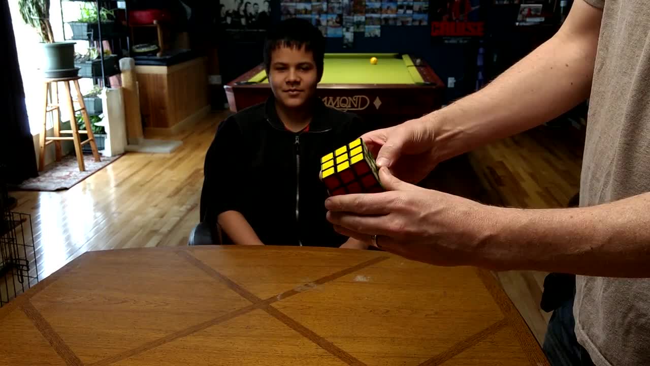 Lan does Rubik