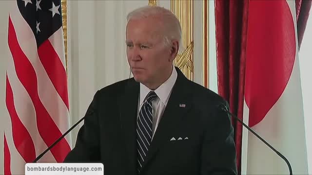 Body Language - Biden Will US defend Taiwan militarily against China