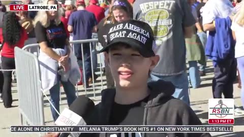 Common Sense 12-year-old shows his enthusiastic support for Trump