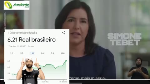 A corrupta Simone tebet: Lula ladrão, Haddad e Simone tebet estão quebrando o Brasil.