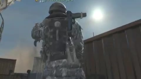 MW3 Cross Map Throwing Knife Kill 