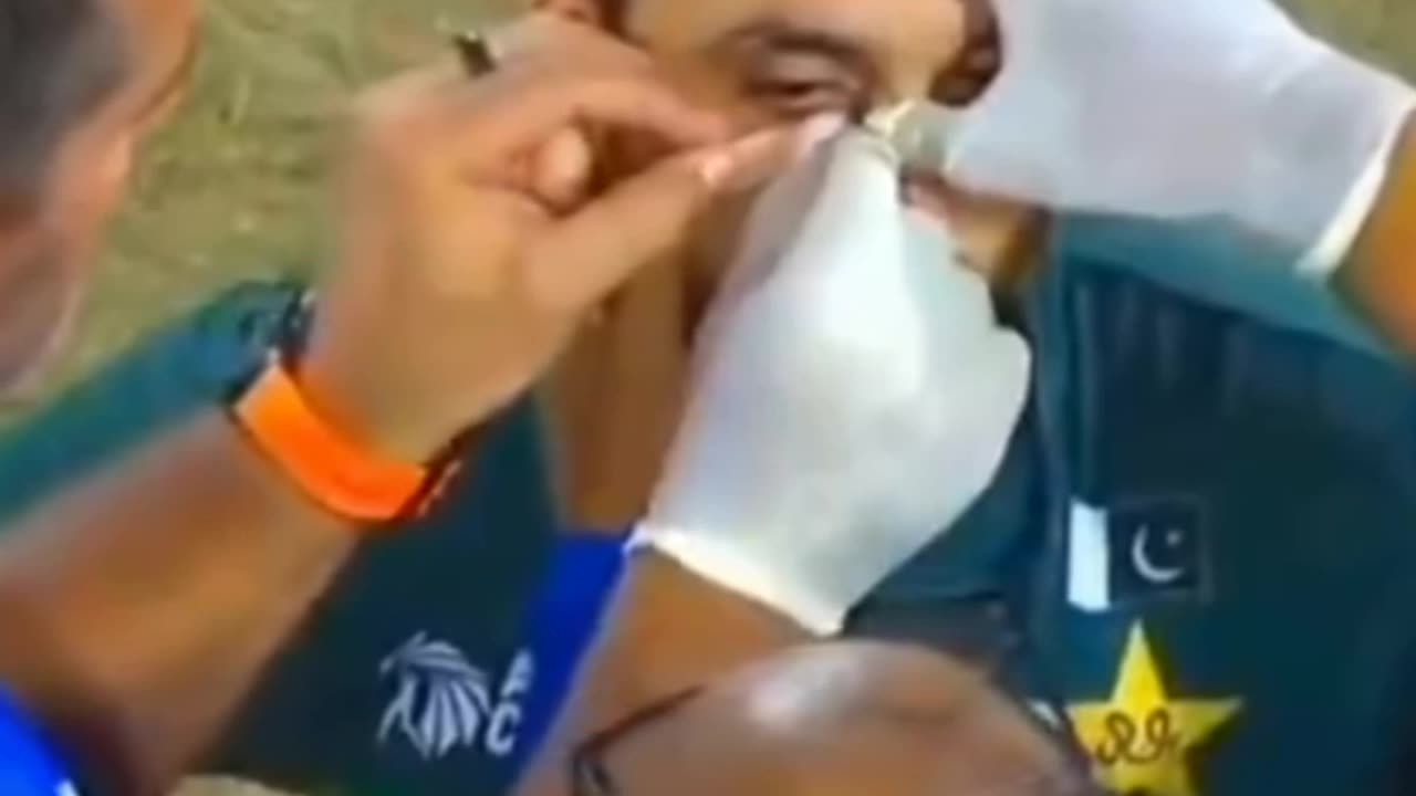 Salman ali aagha injured during match