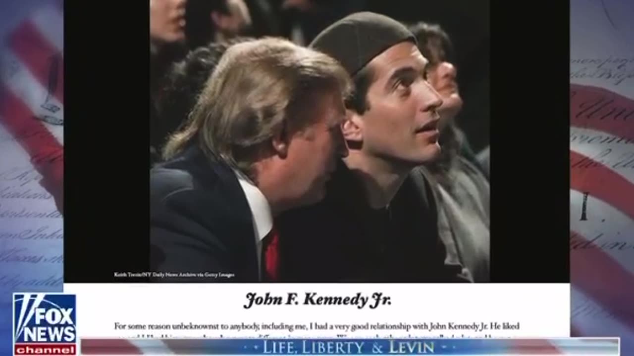 DJT talks about JFKJR and his passion for acting 🤗🍿