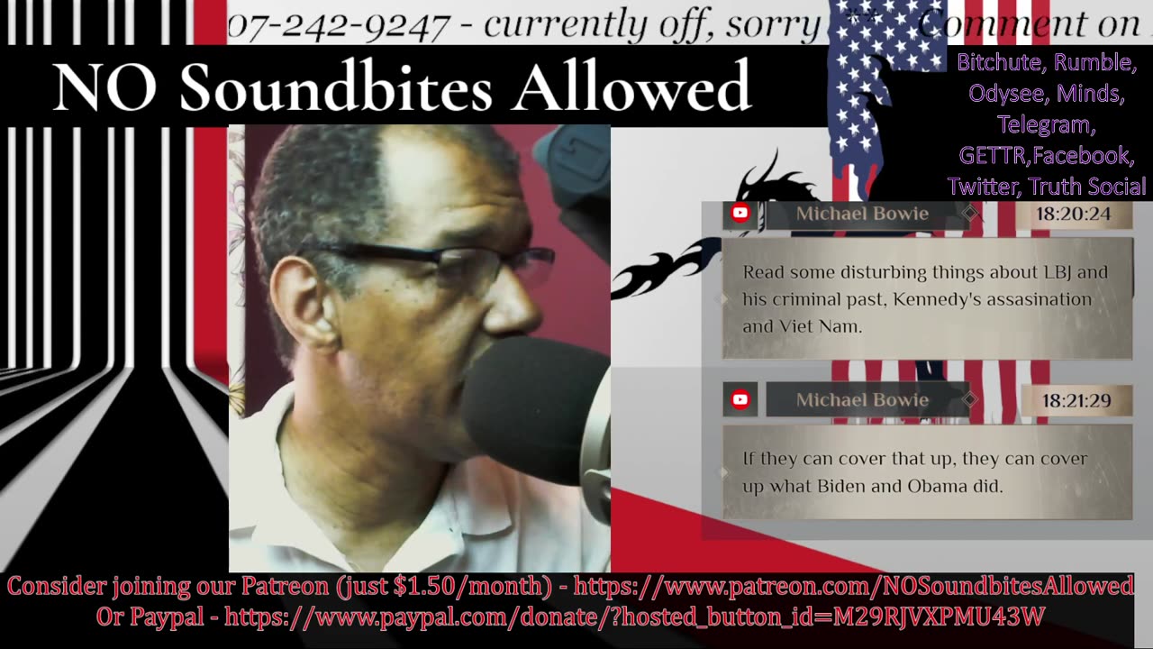 Sunday Livestream - S5 Ep 36 - Kid's patch more dangerous than illegal alien crimewave