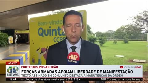 Bolsonaro faz 1º pronunciamento após resultado da eleição