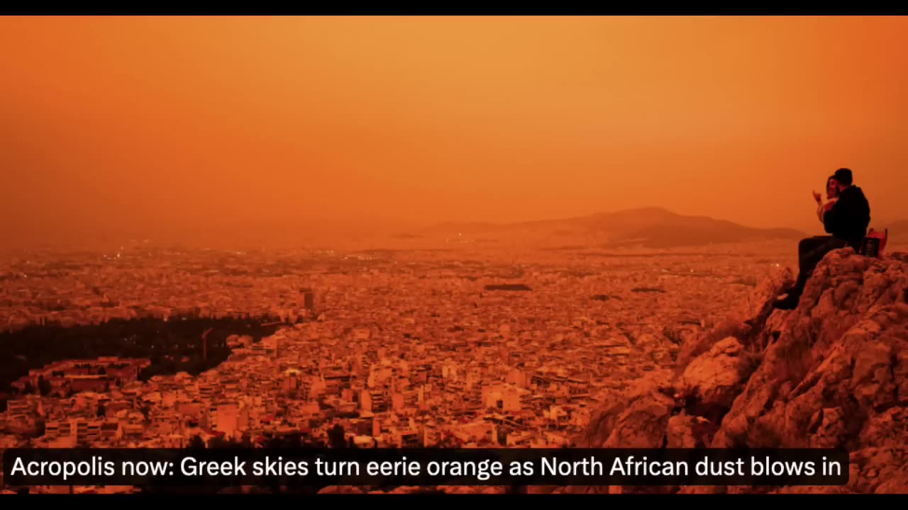 REMEMBER WHEN THEY SAID ORANGE SKIES ARE THE FUTURE SO PREPARE! THEY ARE PROGRAMMING US FOR THIS!