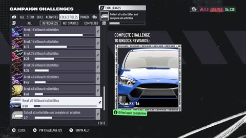 Need for Speed Unbound Collectibles