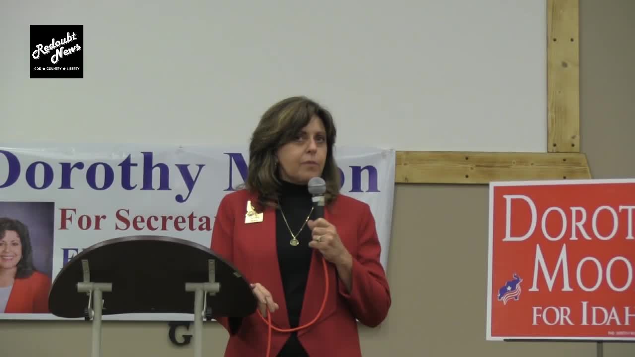 Rep. Dorothy Moon At The Cocolalla Cowboy Church