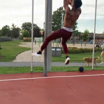 Ball Man Showing Skill...