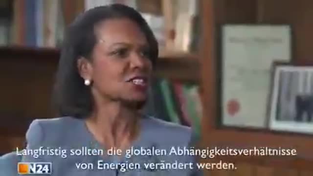 Condoleezza Rice Talks about Russian Gas Dependancy